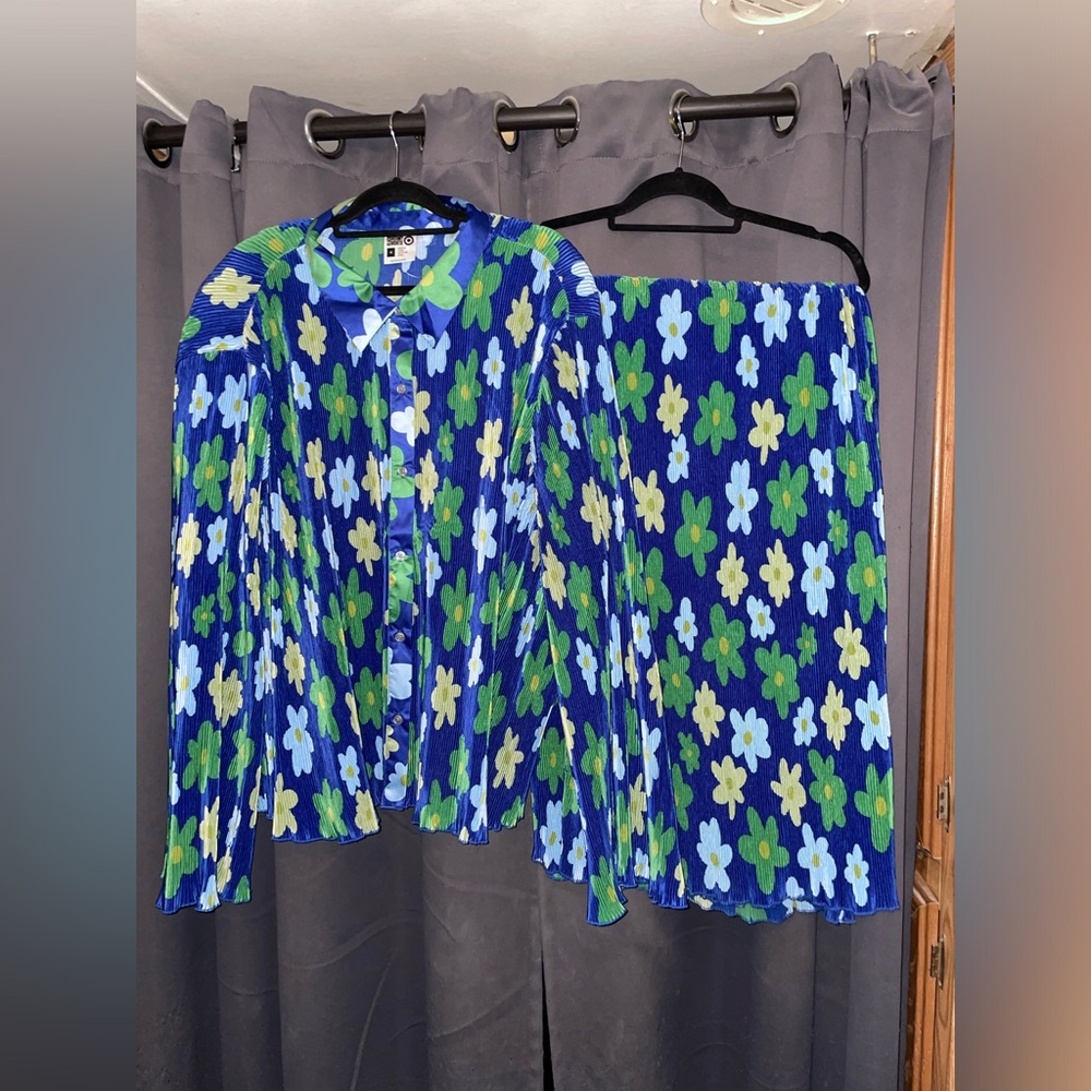 Target x Sammy B Matching Blue Floral Set